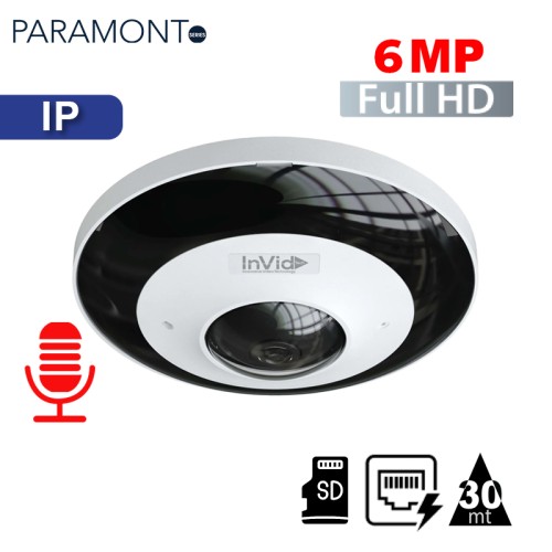 Cámara Ip panorámica de 6 megapíxeles, para exterior (PAR-P6PANNH)